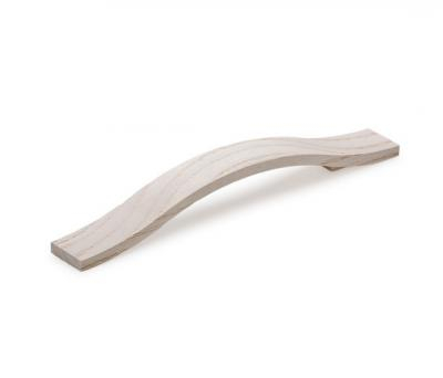 Manere pentru mobila - Maner pentru mobila Calin, finisaj alb periat, L:240 mm