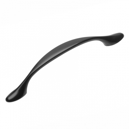 Moderne - Maner pentru mobila Camaio, finisaj negru mat, L:126 mm