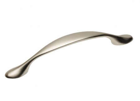 Moderne - Maner pentru mobila Camaio, finisaj nichel satin, L:126 mm