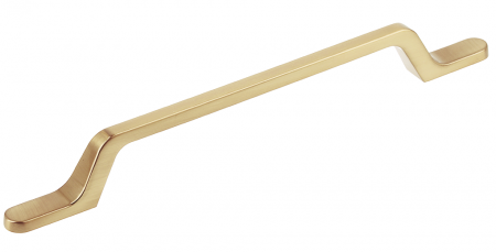 Moderne - Maner pentru mobila Flavio, finisaj auriu periat, L:161 mm