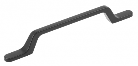 Moderne - Maner pentru mobila Flavio, finisaj negru mat, L:193 mm