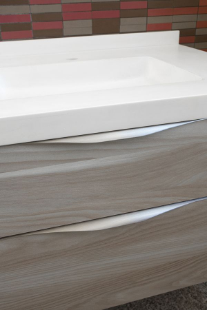 Maner pentru mobila Forma, finisaj otel inoxidabil, L:397 mm [3]