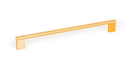 Scandinave - Graf Mini - Maner pentru mobila, finisaj alama intunecata periata, L: 278 mm