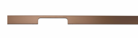 Moderne - Peak - Maner pentru mobila, finisaj maro metalizat, L 1150 mm