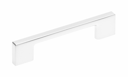 Moderne - Maner pentru mobila Uzo, finisaj alb lucios, L:128 mm