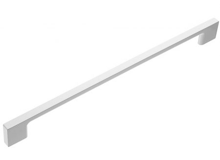 Moderne - Maner pentru mobila Uzo, finisaj alb lucios, L:352 mm