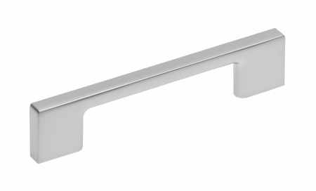Moderne - Maner pentru mobila Uzo, finisaj aluminiu, L:128 mm