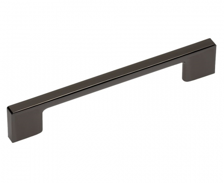 Moderne - Maner pentru mobila Uzo, finisaj crom negru, L:160 mm