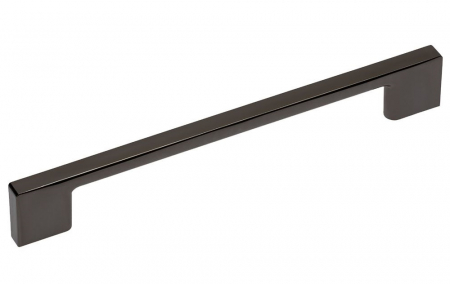 Moderne - Maner pentru mobila Uzo, finisaj crom negru, L:192 mm