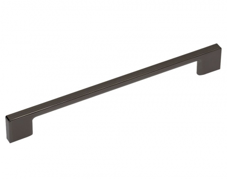 Moderne - Maner pentru mobila Uzo, finisaj crom negru, L:224 mm