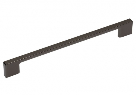 Moderne - Maner pentru mobila Uzo, finisaj crom negru, L:288 mm