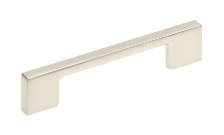 Moderne - Maner pentru mobila Uzo, finisaj nichel satin, L:128 mm