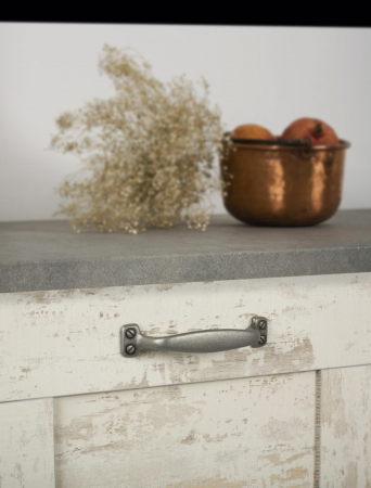 Vintage & Retro - Maner pentru mobilier Ava finisaj cositor