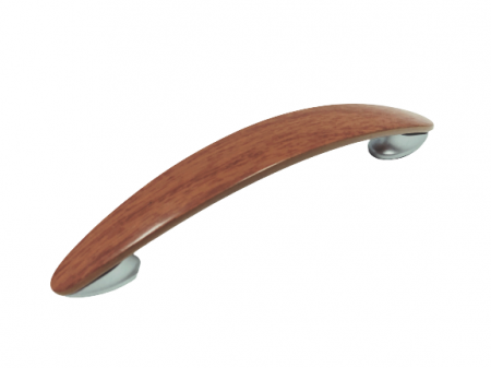 Manere pentru mobila - Maner pentru mobilier Bram, finisaj cires, L:125 mm