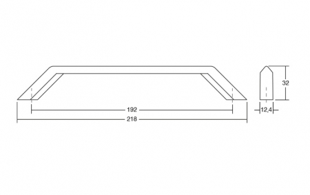 Feltre - Maner pentru mobilier, finisaj negru mat [1]
