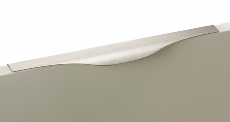 Moderne - Maner pentru mobilier Noma, otel inoxidabil, L: 350 mm