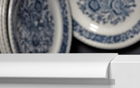 Ona - Maner pentru mobila, finisaj alb mat, L=200 mm [2]