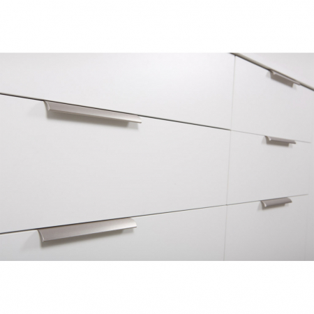 Maner pentru mobila Ona, finisaj otel inoxidabil, L: 350 mm [2]