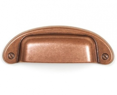 Vintage & Retro - Maner pentru mobilier Petra, cupru antichizat, L: 97 mm