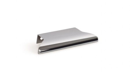 Moderne - Maner pentru mobilier Ritta, crom lucios, L: 130 mm