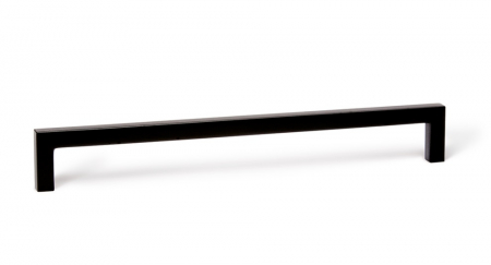 Moderne - U - Maner pentru mobilier, finisaj negru mat, L: 200,5 mm