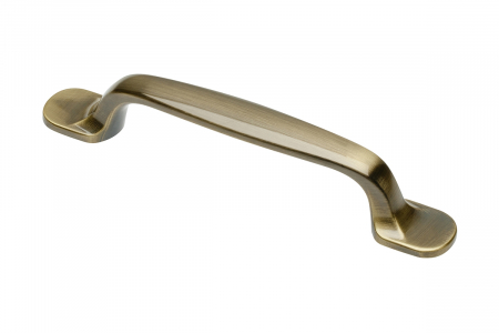 Manere pentru mobila - Maner vintage pentru mobilier, finisaj alama periata L: 131mm