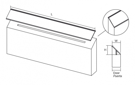 Steep - Profil maner, finisaj negru mat, L:3000 mm [2]