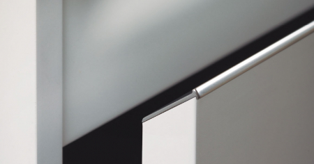 Profile maner - Steep - Profil maner, finisaj otel inoxidabil, L:3000 mm