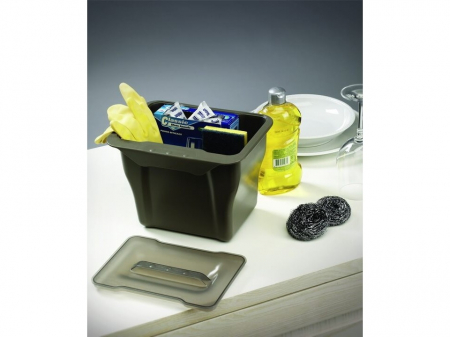 Recipient pentru resturi menajere, gri, 5 l [1]