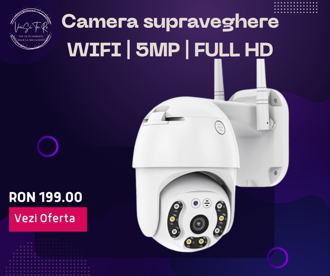 Camera supraveghere WIFI, 5MP, FULL HD