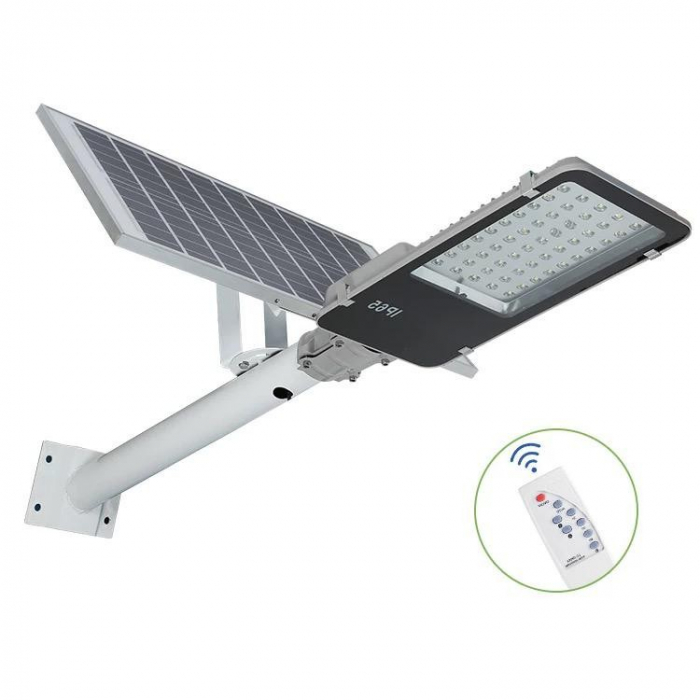 Lampa Stradala 200w cu Panou Solar separat si Telecomanda [10]