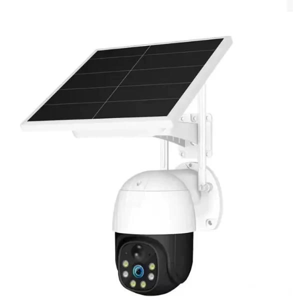 Camera de Supraveghere WiFi, Solara, Pentru Exterior, Vedere de Noapte, Grad Protectie Apa IP66, 2 Antene [1]