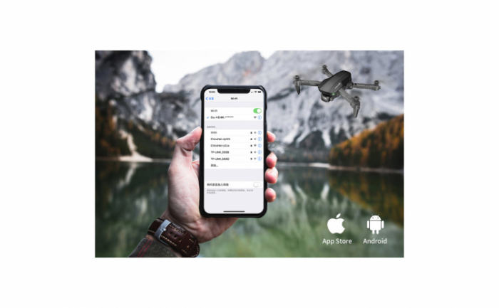 Drona Falcon cu telecomanda, camera duala 4K/HD, bluetooth, Wi-Fi [5]