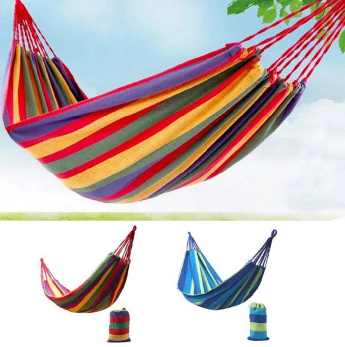 Hamac Multicolor din Bumbac 220x80 [2]