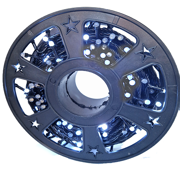 Instalatie Craciun 50m Rola 280 Beculete LED - Lumina Albastra [1]