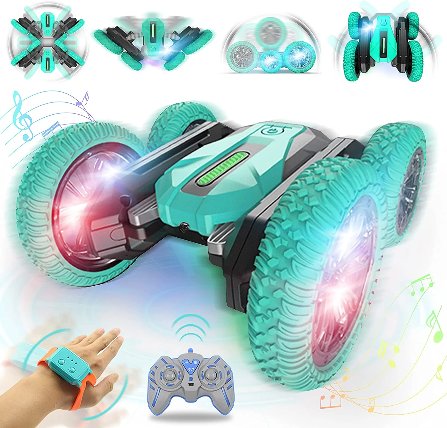 Masinuta de acrobatii controlabila prin gesturi [1]