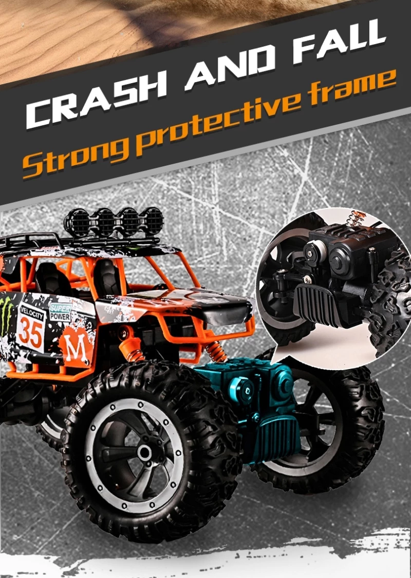 Masinuta Off-Road 4x4 1:12 cu Telecomanda Super Speed FunHood [2]