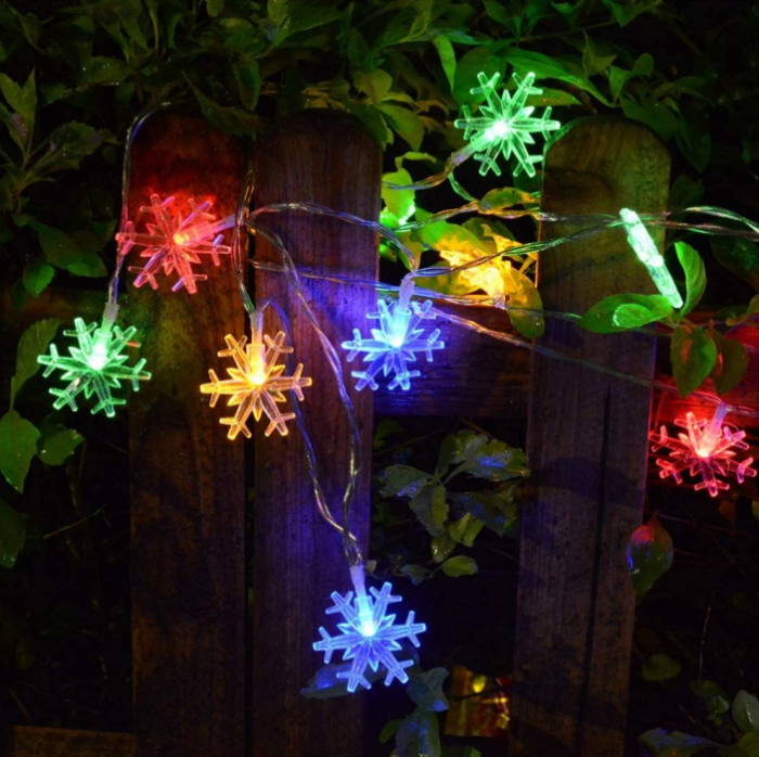 Set 2 x Instalatii LED Fulgi de Zapada 10m 100LED Interconectabile Multicolor [3]