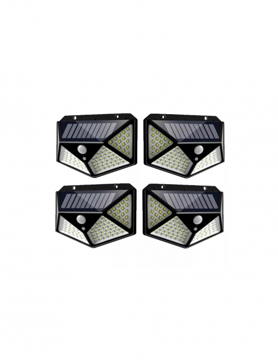 4x Lampi Ultra 100LED Solare cu senzor de miscare [2]