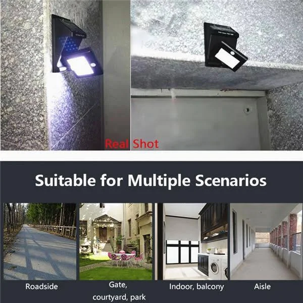 Set 4 Lampi Solare Rotative 180 grade [4]