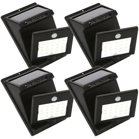 LAMPI SOLARE - Set 4 Lampi Solare Rotative 180 grade