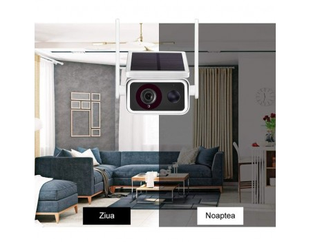 Camera de Supraveghere IP WIFI HD cu Panou Solar [2]