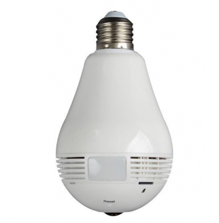 Camera Supraveghere Panoramică HD WiFi Card SD Live View 360 [4]