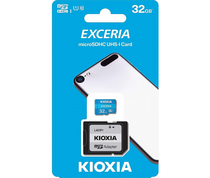 Card Memorie MicroSDHC KIOXIA Exceria (M203) Cu Adaptor, 32Gb, Clasa 10 / UHS-1 U1 [2]