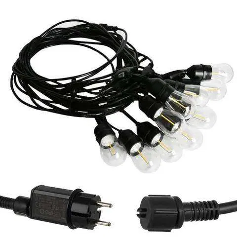 Ghirlanda Luminoasa 5m 10 Becuri incluse, cu LED, Lumina Calda,4w IP44 [1]