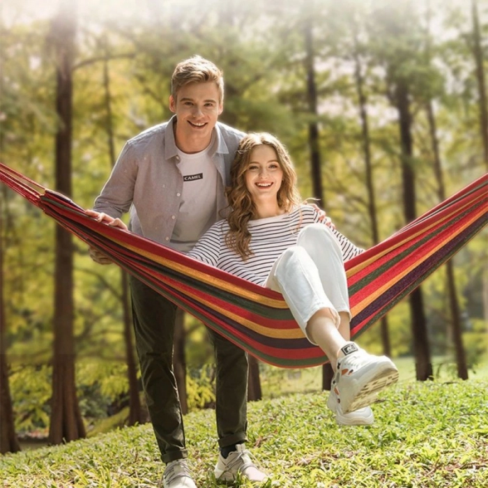 Hamac Multicolor din Bumbac 220x80 [3]