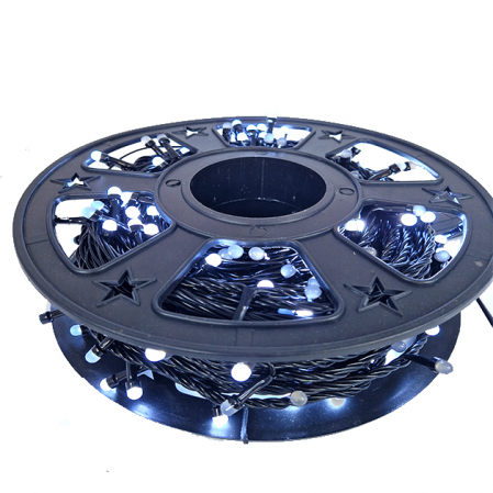 Instalatie Craciun 50m Rola 280 Beculete LED - Lumina Albastra [2]