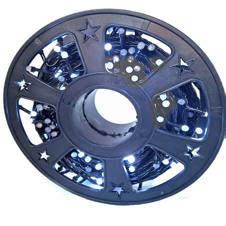 Instalatie Craciun 50m Rola 280 Beculete LED - Lumina Albastra