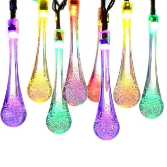 Instalatie cu 50 globulete LED Waterdrop, 10 M, multicolor