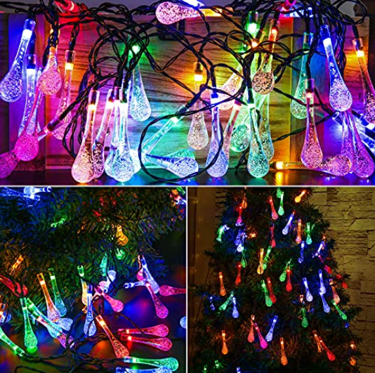 Instalatie cu 50 globulete LED Waterdrop, 10 M, multicolor [1]